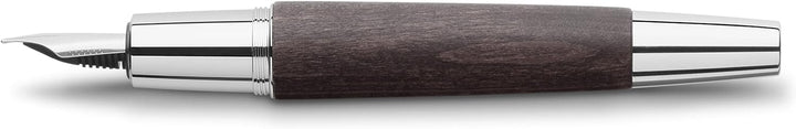 Faber-Castell 148220 - Füller e-motion Holz, schwarz, Federbreite M, inkl. Geschenkverpackung und Ko