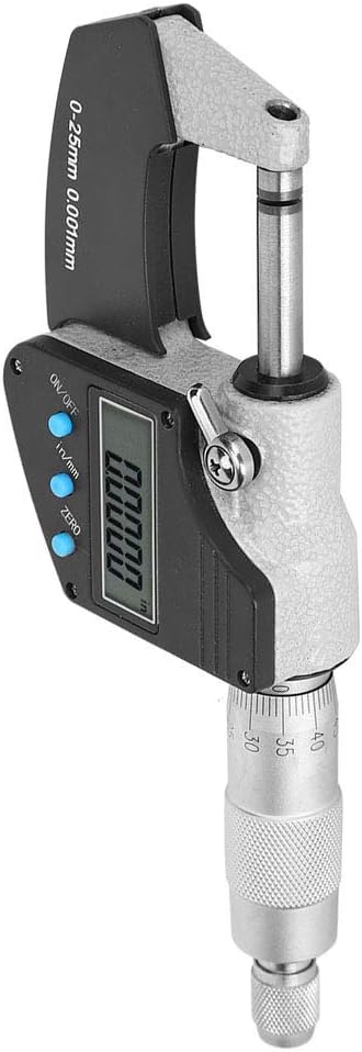 Digit Aussenmikrometer Zoll Mikrometer Grossbild Digital Metric Imperial 0,001 mm Genauigkeit 0‑25 m