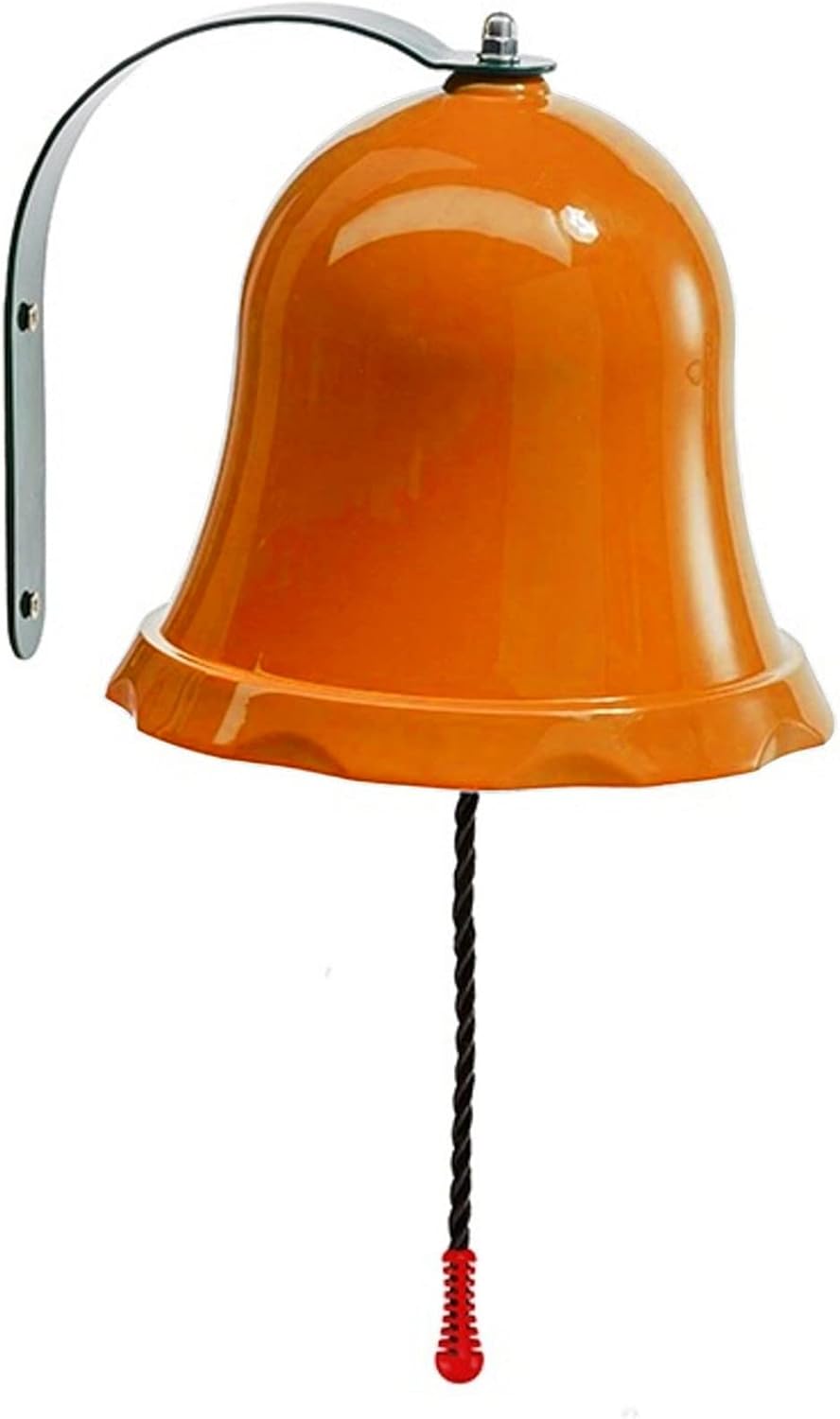 Glocke für Kinderspielhaus und Spielturm Orange Zubehör Spielhaus Stelzenhaus