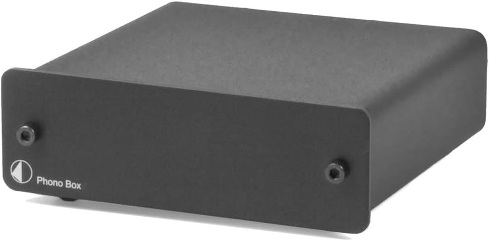 Pro Ject Phono Box Phono Vorverstärker Schwarz MM/MC Single, Single