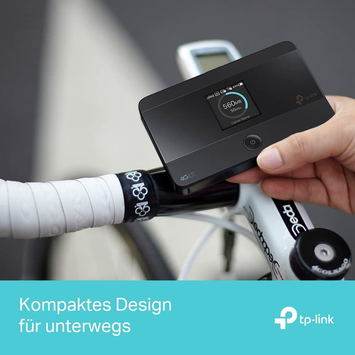 TP-Link M7350 - 4G (CAT4) Tragbarer WLAN-Router, MiFi, Farbbildschirm, 150 Mbit/s, 2000-mAh-Akku (8