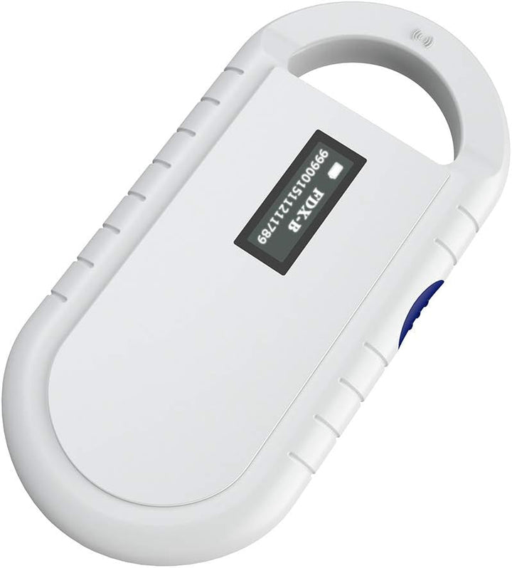 Elprico Chiplesegerät für Tiere, RFID Lesegerät Haustier-Mikrochip Scanner Chip Universelles RFID-Le