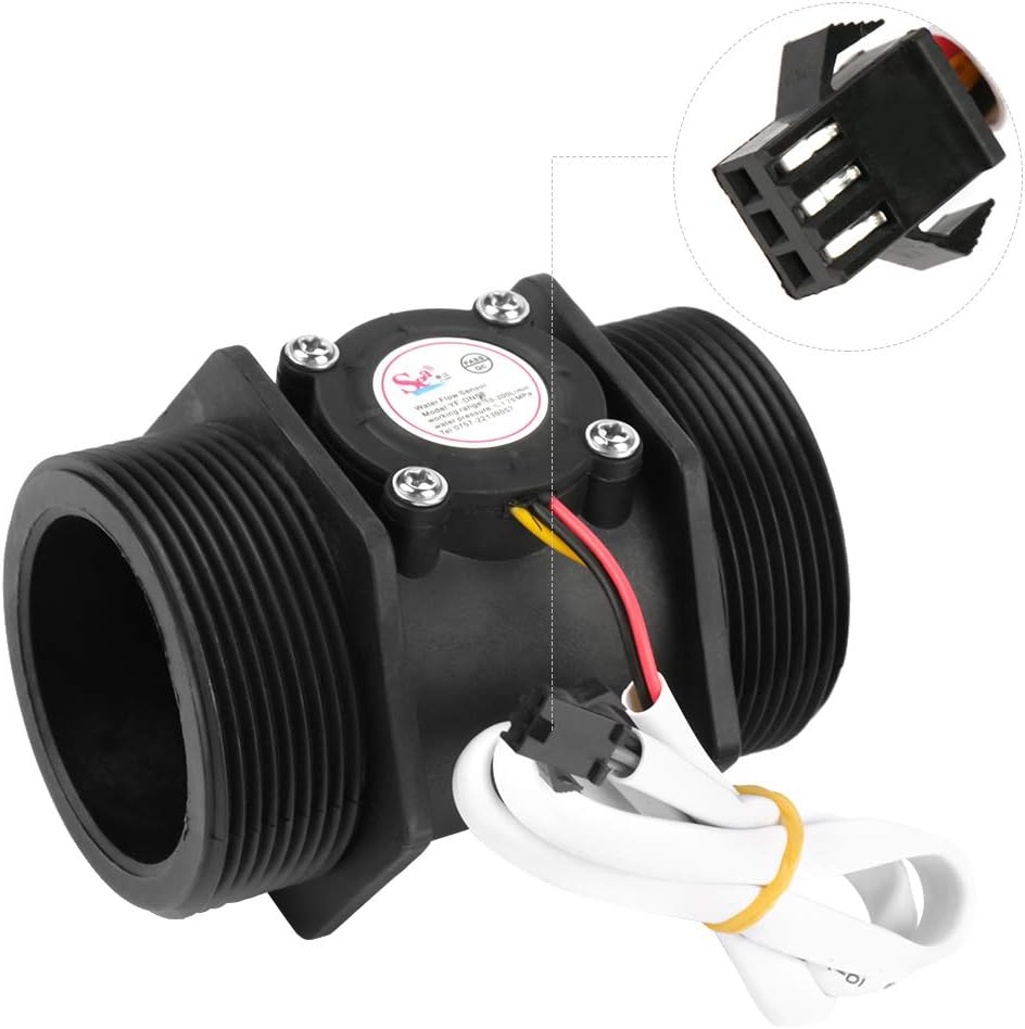Dn50 G2 "Wasserdurchfluss Hall Sensor Schalter Messgerät Flüssigkeitsmesser Zähler Turbine Durchflus