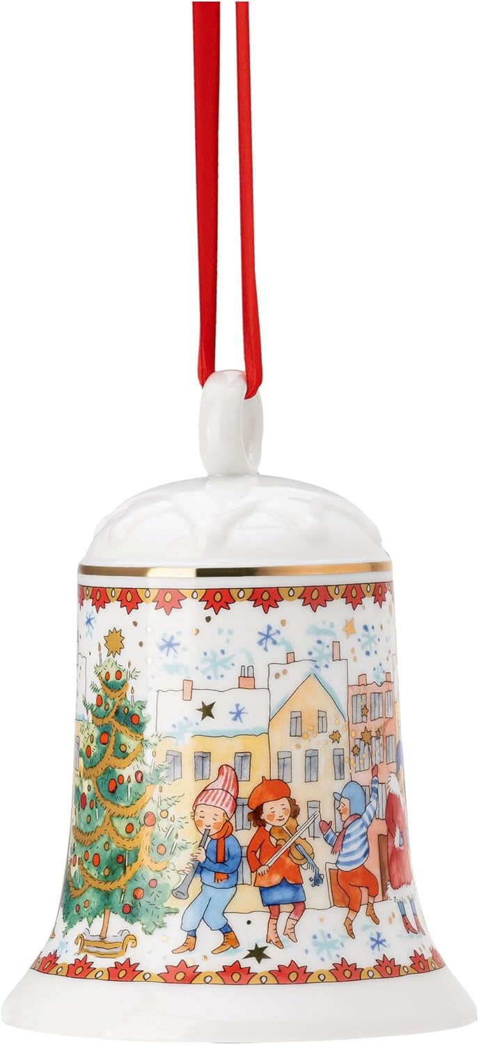Hutschenreuther Sammelkollektion 23 Weihnachtsklänge Porzellanglocke 12cm