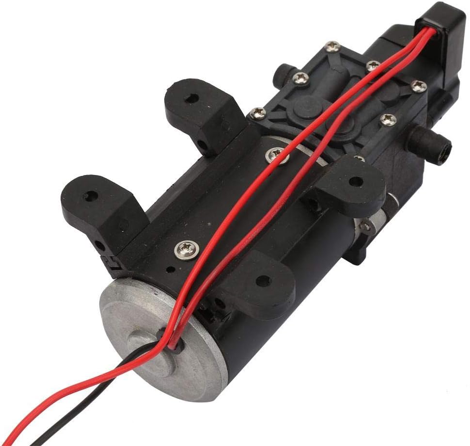 100W Wasserpumpe Membranpumpe DC 12V Selbstansaugende elektrische Hochdruck-Membranwasserpumpe mit D