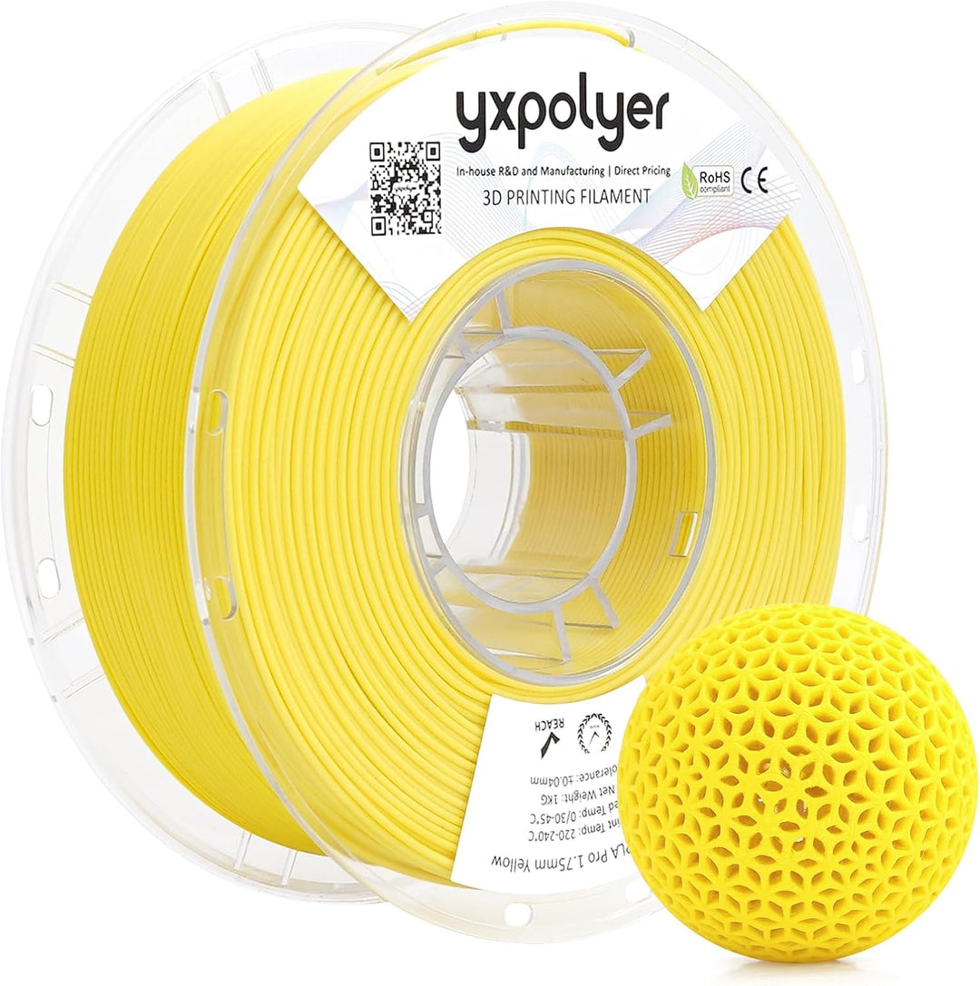 YXPOLYER Flexible PLA Pro 3D-Drucker-Filament Himmelblau für luftlose Basketbälle Airless-Ball mit r