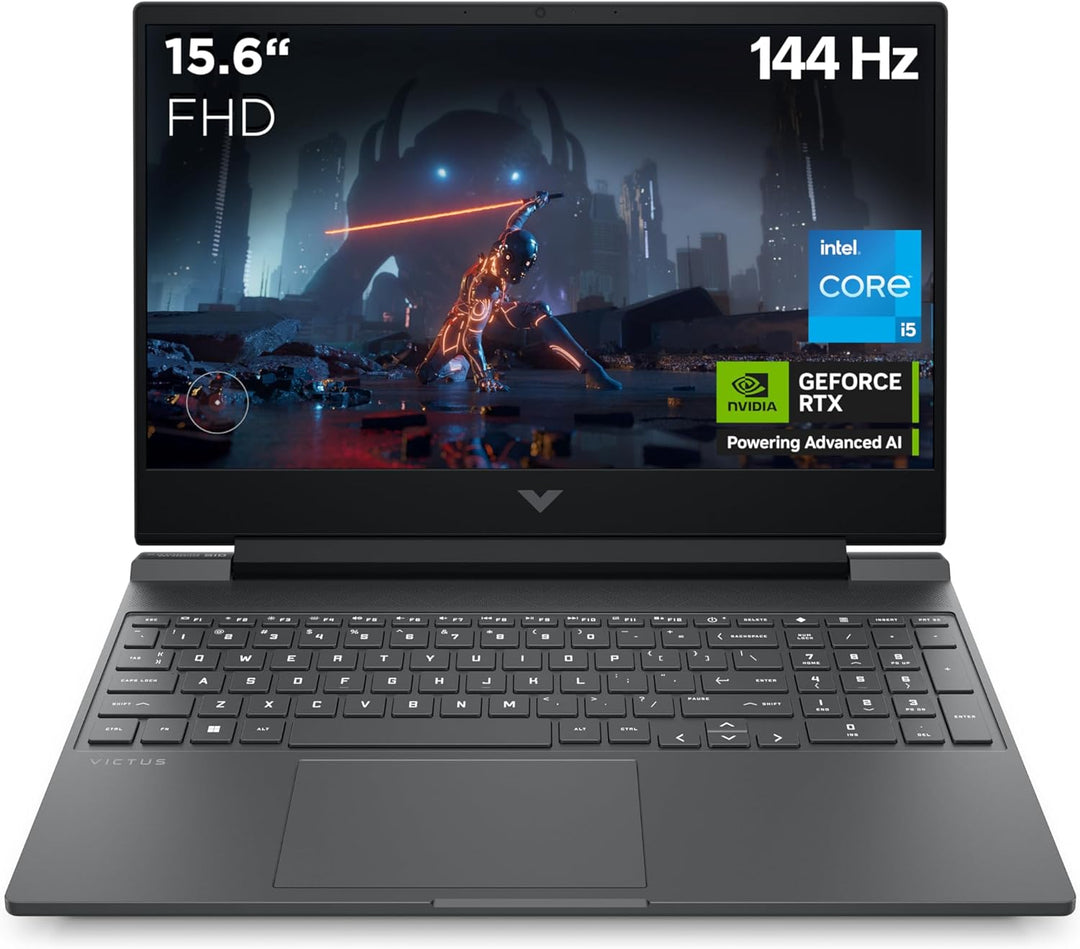 HP Victus Gaming Laptop, 15.6 Zoll FHD Display 144Hz, Intel Core i5-13420H, 16 GB DDR4 RAM, 512 SSD,
