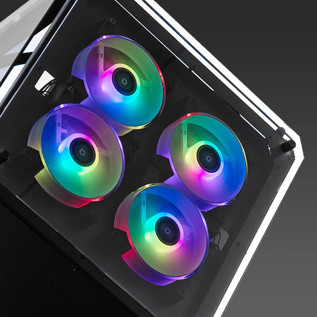 AZZA Hurricane II ARGB Box Set - 4X 120mm AZZA Hurricane II ARGB Lüfter + Controller & Fernbedienung