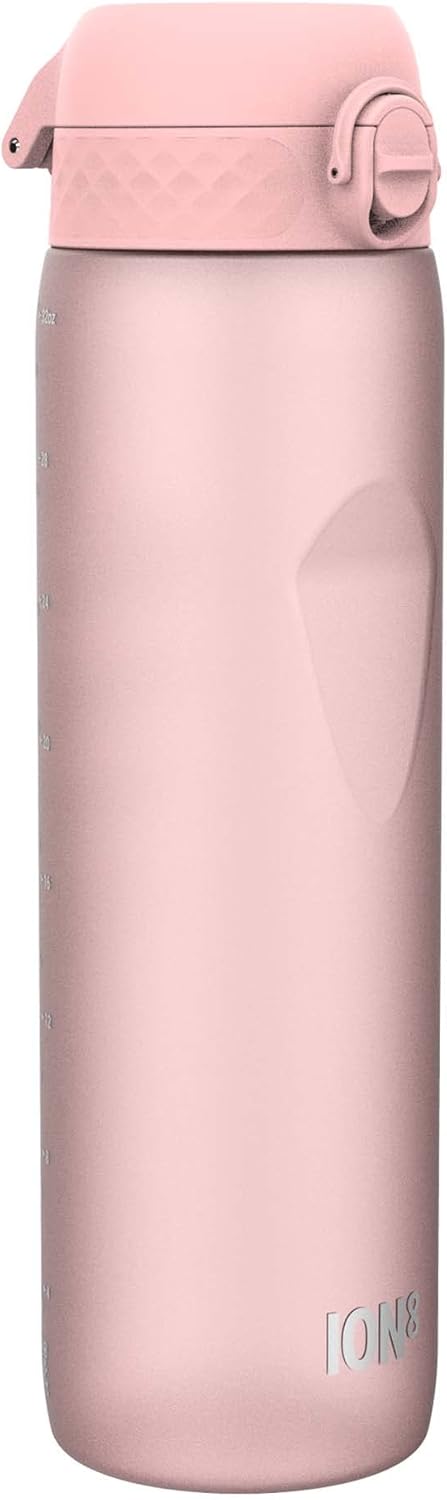Ion8 1 Liter Trinkflasche, 1000ml, Auslaufsicher, Einhandöffnung, Sichere Verriegelung, Spülmaschine