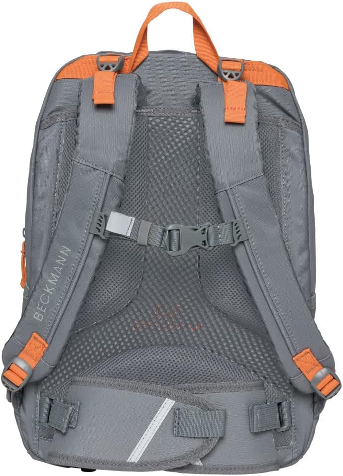 Beckmann Sport Junior Green Orange Schulrucksack, ergonomisch, mit Laptopfach