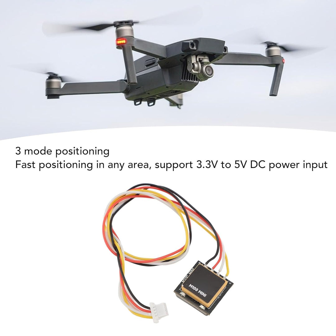 M100 FPV GPS Modul für Galileo, FPV Racing Drone GPS Modul mit Anzeigelicht für 2 Bis 7 Zoll RC FPV