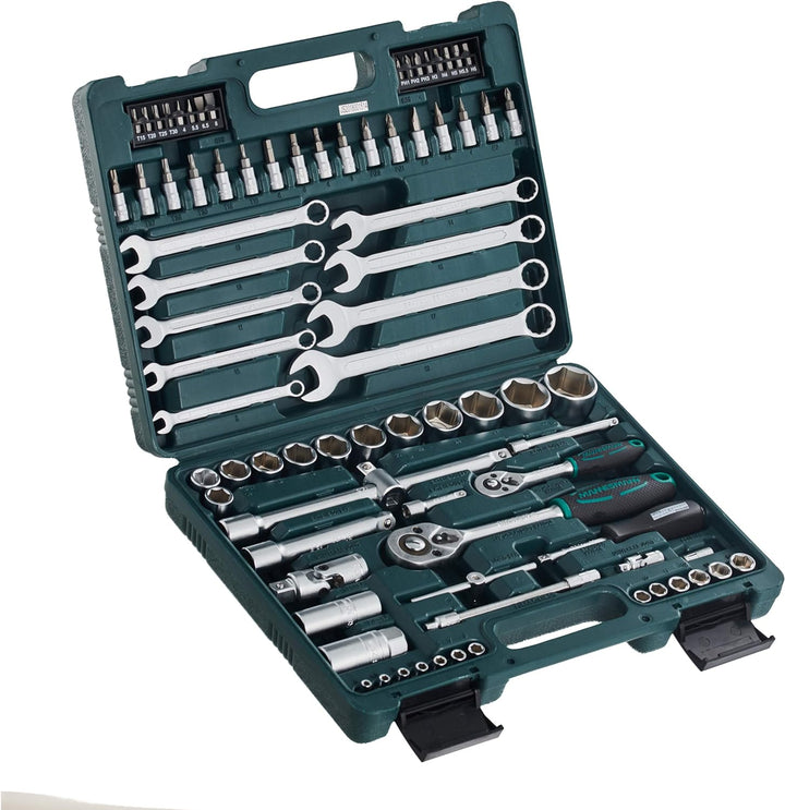 Mannesmann 82-tlg. Steckschlüsselsatz 1/4"+1/2", M29112