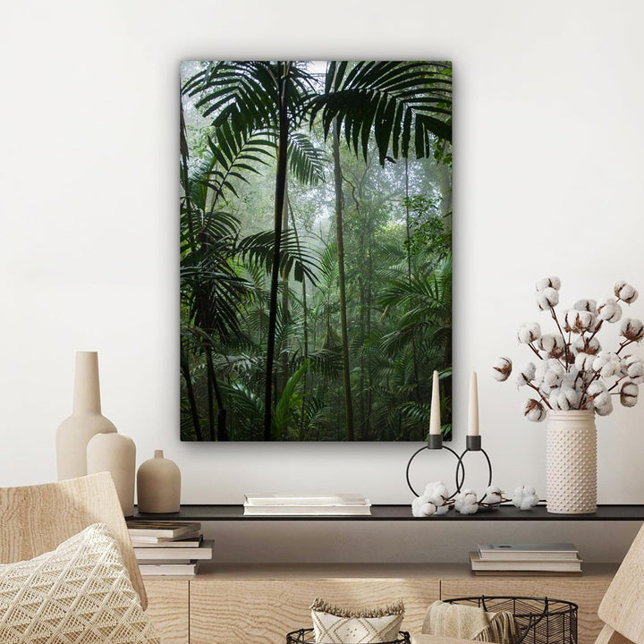 MuchoWow© Leinwand Bilder 50x70 cm Wanddeko Wohnzimmer Aesthetic Room Decor Deko Zimmer Wandbilder M