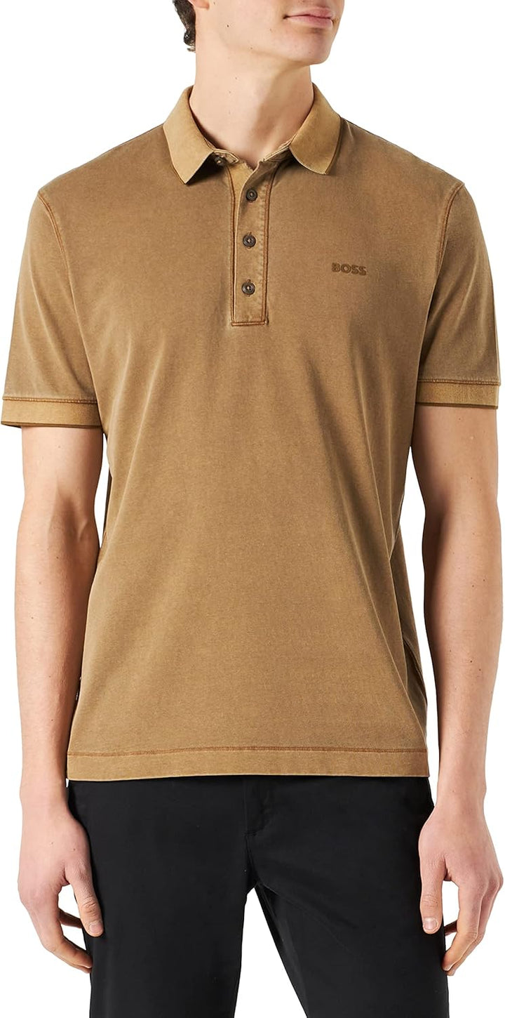 BOSS Herren Pestructured Jersey S Medium Beige261, S Medium Beige261