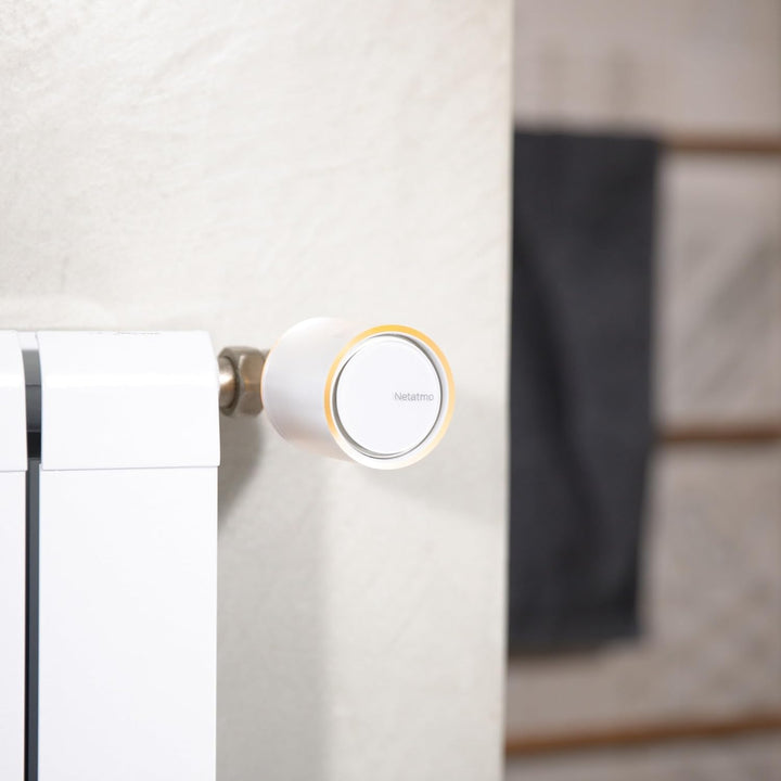 Netatmo Smartes Heizkörperthermostat Starterpaket Wlan, Zusatzmodul, NAV-DE, Heizkörperthermostat