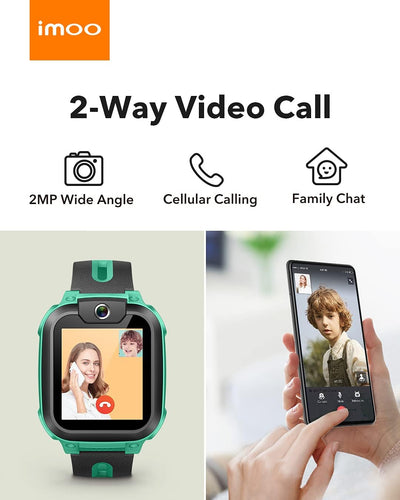 imoo Watch Phone Z1 Kinder-Smartwatch, 4G Kinder-Smartwatch-Telefon mit langanhaltendem Video-und Te