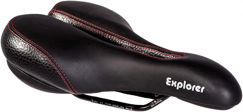 P & P pro cycling Unisex – Erwachsene P&P Explorer Bequemsattel, Schwarz, 265x172