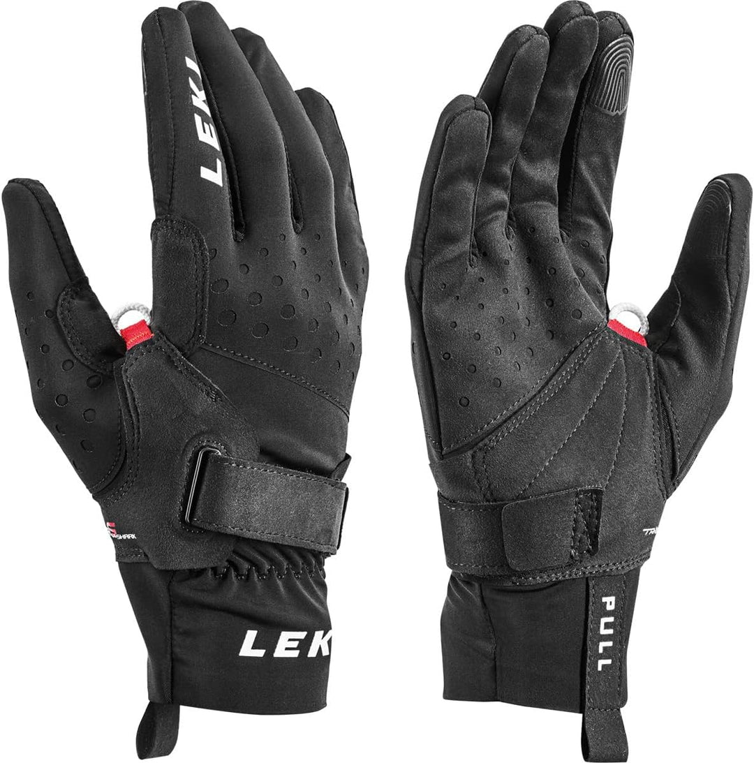 LEKI Spox GTX Handschuhe Skihandschuhe Fingerhandschuhe 6 Schwarz/Rot, 6 Schwarz/Rot
