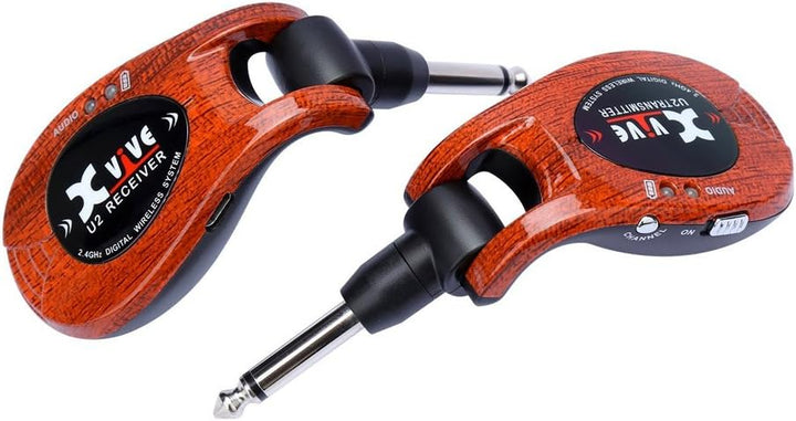 Xvive U2 Wireless Digital Transmitter/Receiver System for Guitar, Bass and Other Instruments, Rechar