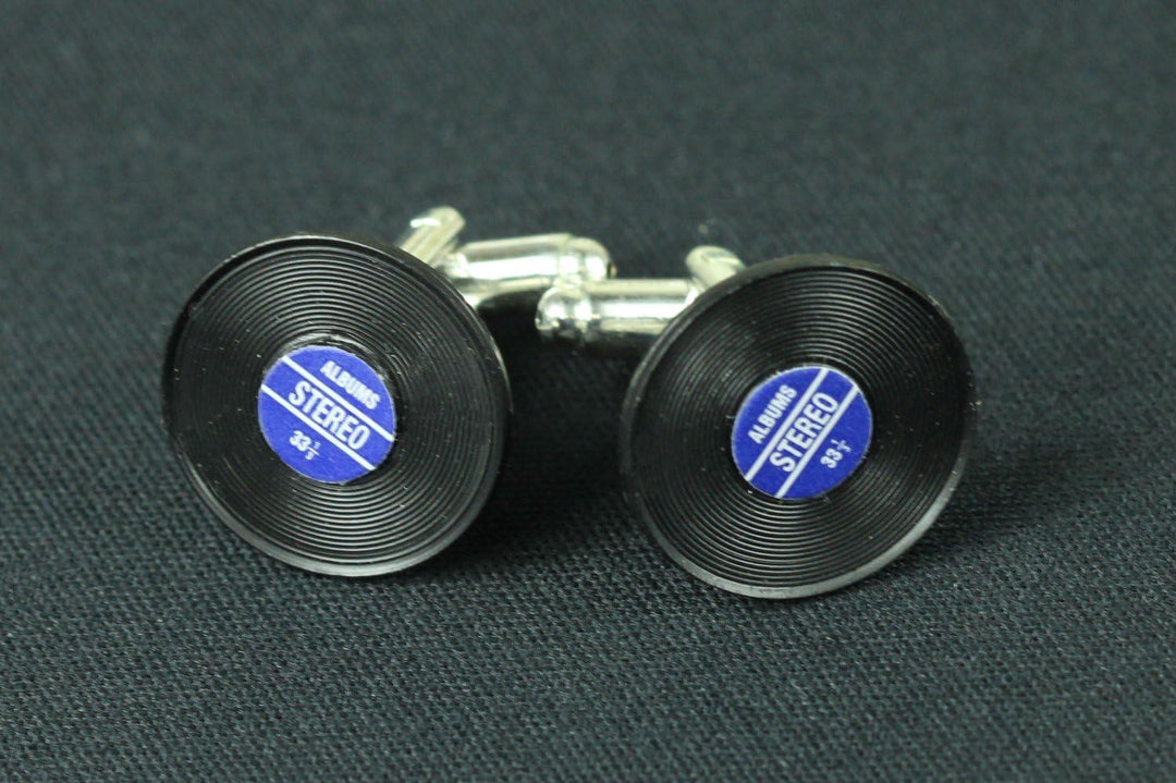 Miniblings Schallplatte LP Vinyl DJ Manschettenknöpfe - Handmade I Manschettenknopf Cufflinks Hemdkn