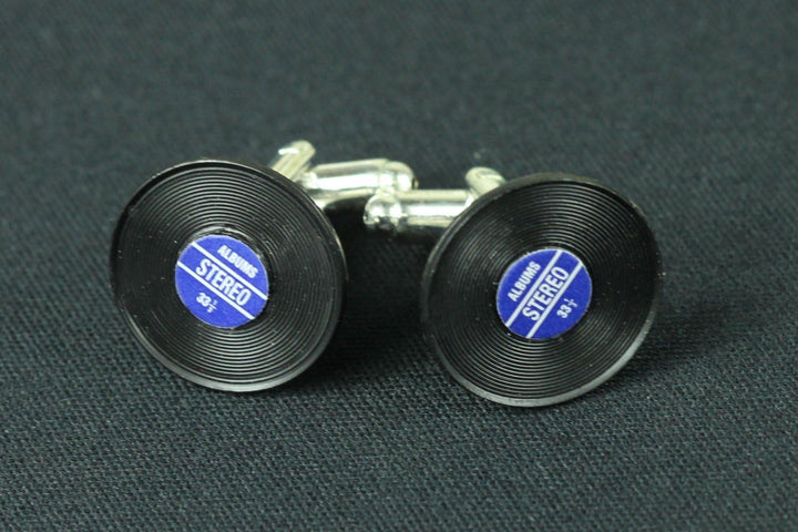 Miniblings Schallplatte LP Vinyl DJ Manschettenknöpfe - Handmade I Manschettenknopf Cufflinks Hemdkn