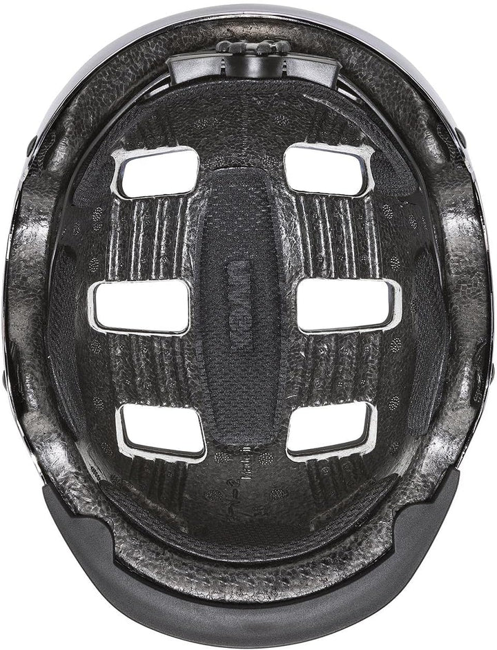 uvex hlmt 5 bike pro chrome - robuster City-Helm für Damen und Herren - individuelle Grössenanpassun