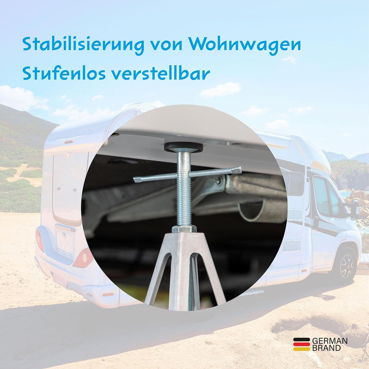 Cartrend Caravan Stützbock, Wohnwagen Stützbock Wohnmobil Stützbock, Wohnwagenzubehör Wohnmobilzubeh