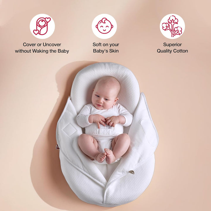 Red Castle - Cocoonacover - Leichte Baumwolle Decke, Weiss