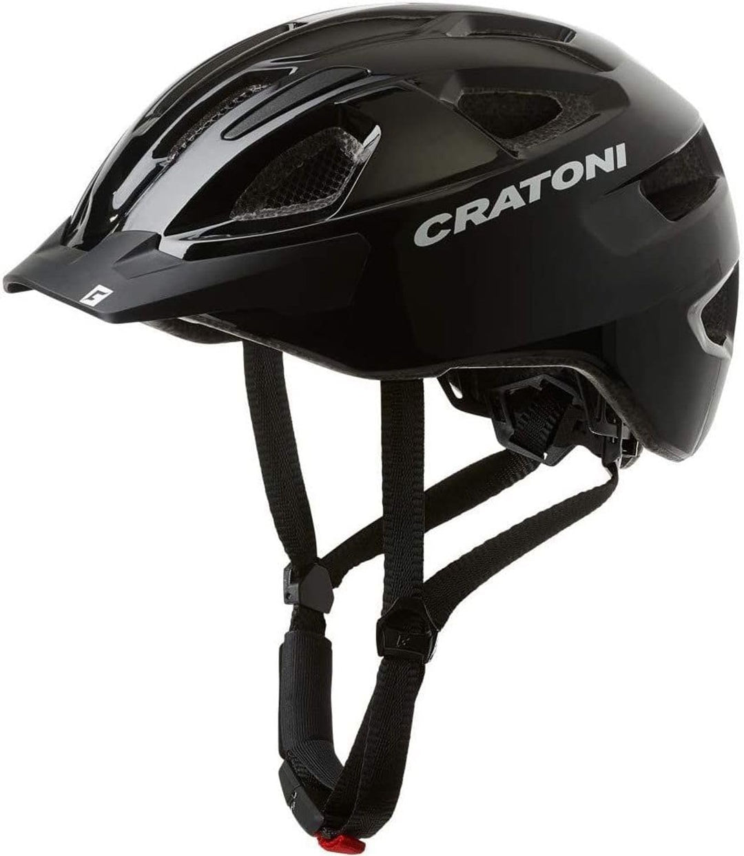 Cratoni C-Swift Allroundhelm Fahrradhelm Inlinerhelm Radhelm, Grösse Uni Schwarz, Schwarz