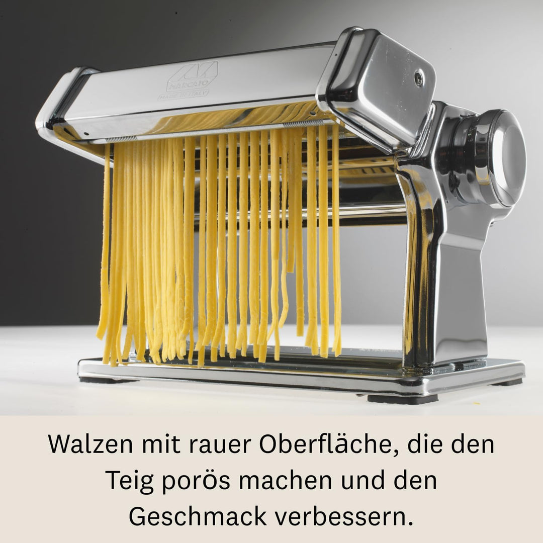Marcato Zubehörteil für Atlas 150, Stahl, Silber, Linguine-23x20x16cm, Linguine