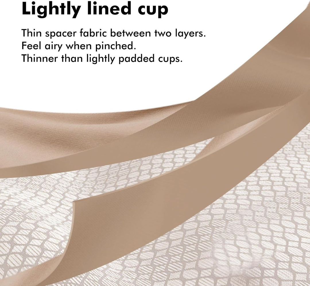 DELIMIRA Damen mit Bügel Nahtlose Vollschalen T-Shirt BH Gepolstert Grosse Grössen 65F Lippenstift R