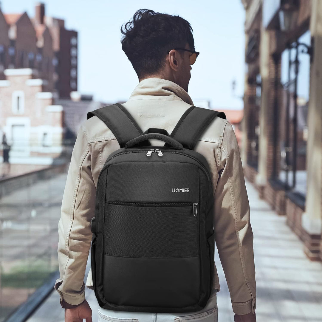 HOMIEE Laptop Rucksack, Herren 15.6 zoll Rucksack, Laptop Schulrucksack Multifunktion Business Noteb