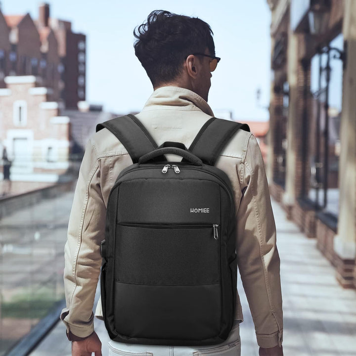 HOMIEE Laptop Rucksack, Herren 15.6 zoll Rucksack, Laptop Schulrucksack Multifunktion Business Noteb