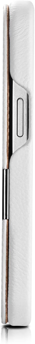 Mobiskin Hülle kompatibel mit Apple iPhone 13 (6,1 Zoll), Handyhülle mit echtem Leder, Case, Schutzh