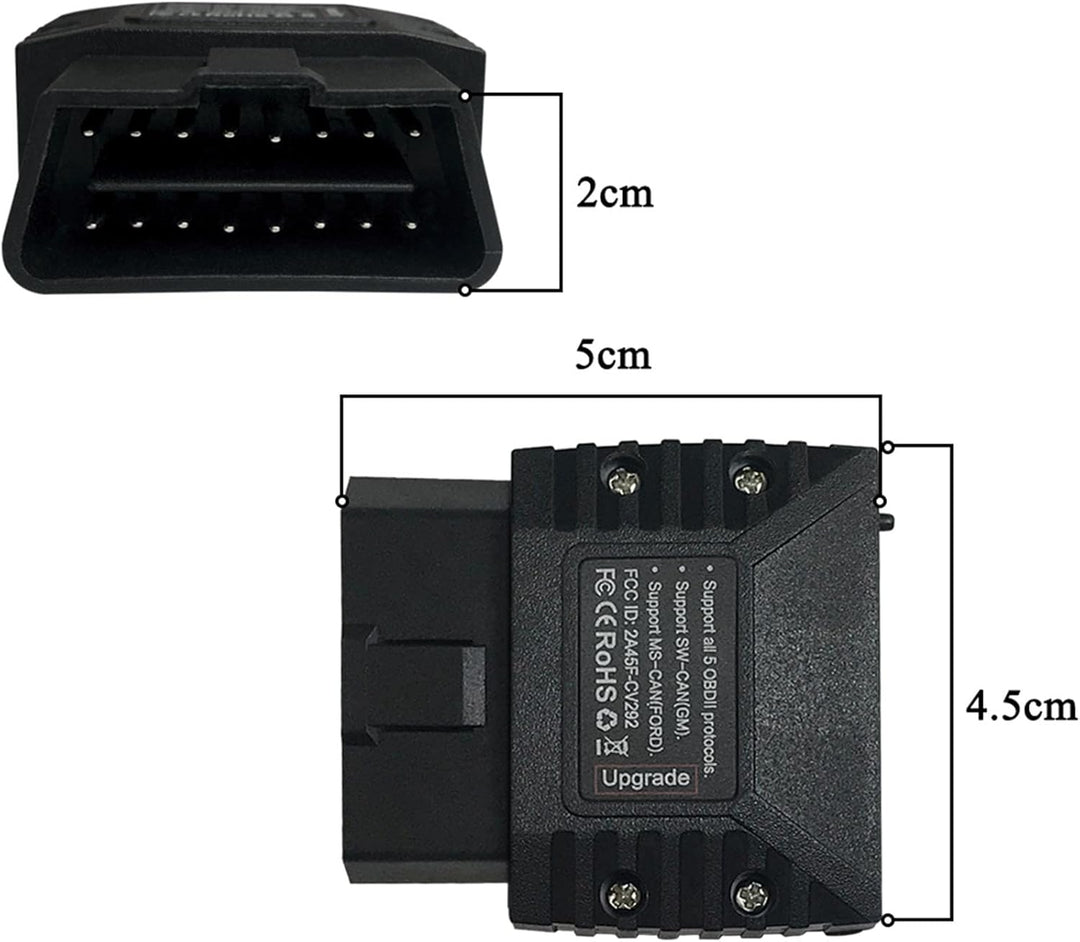 vLinker MC Mini Bluetooth OBD II Scanner Adapter Auto Diagnose Scan Tool und Codeleser fĂŒr Android (