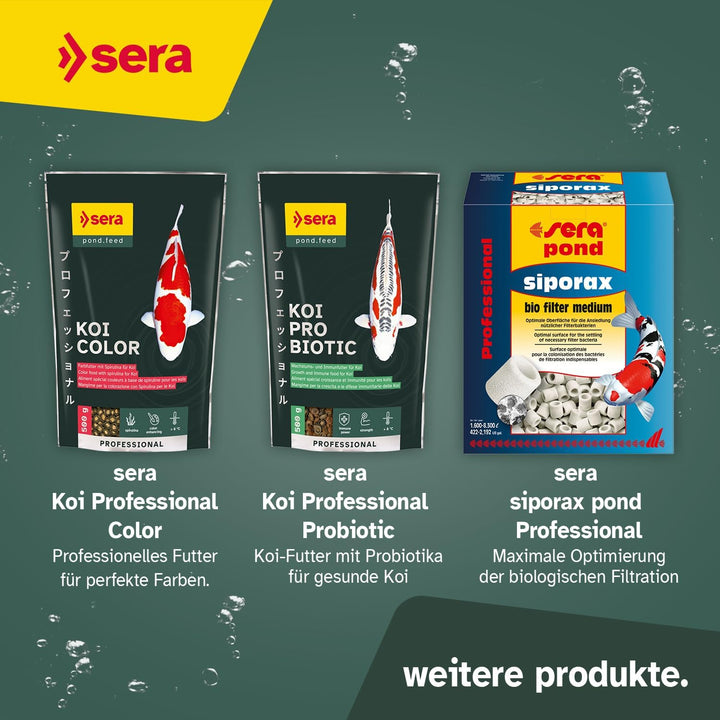 sera KOI Professional Koifutter 7 kg (21L) | Koi-Fischfutter für Frühjahr und Herbst | Für Temperatu