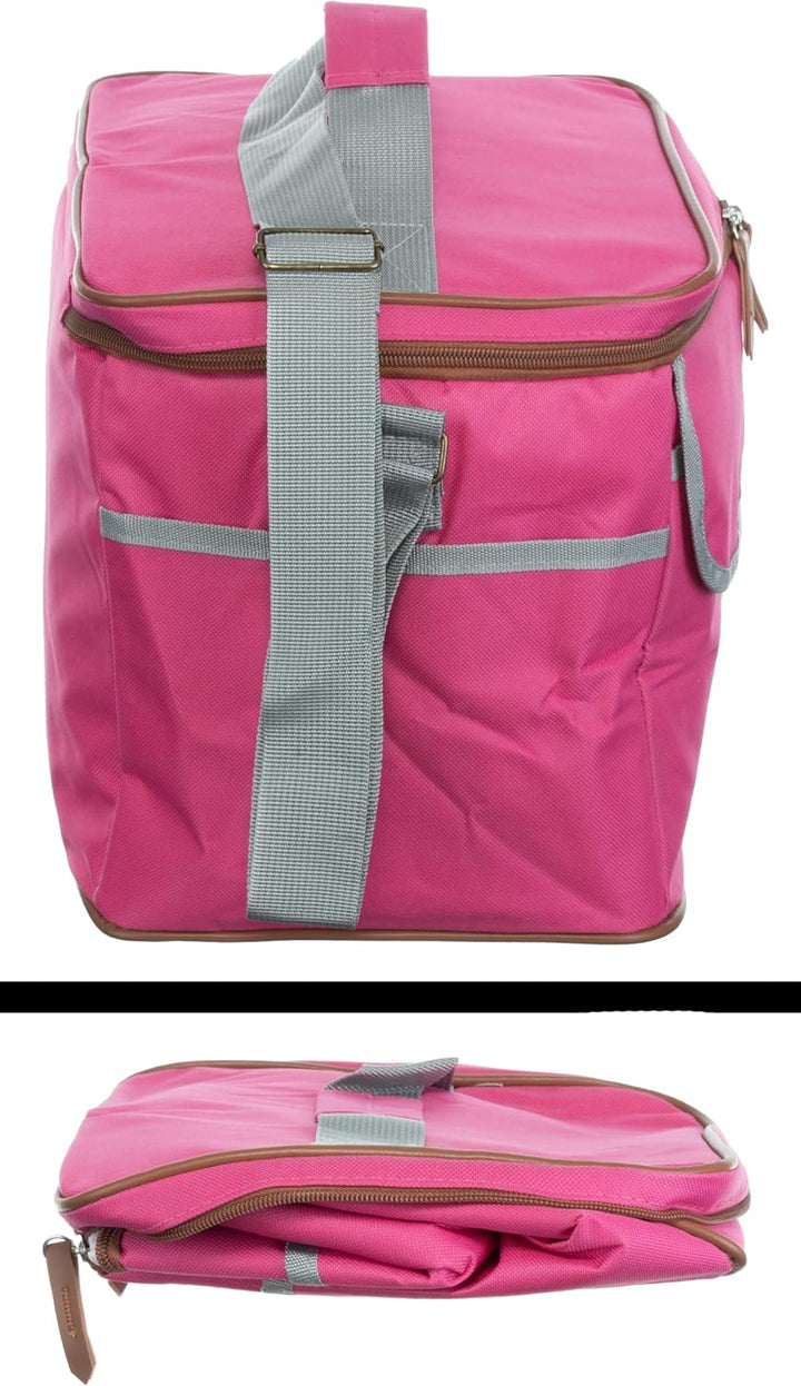 Brandsseller Kühltasche 19 Liter ca. 35 cm x 23 cm x 24 cm Faltbare Kühlbox Thermo-Shopper Strandtas