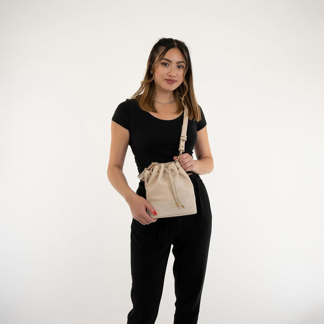 Expatrié Handtasche Damen Klein - Sarah Small - Crossbody Schultertasche aus Veganem Leder - Elegant