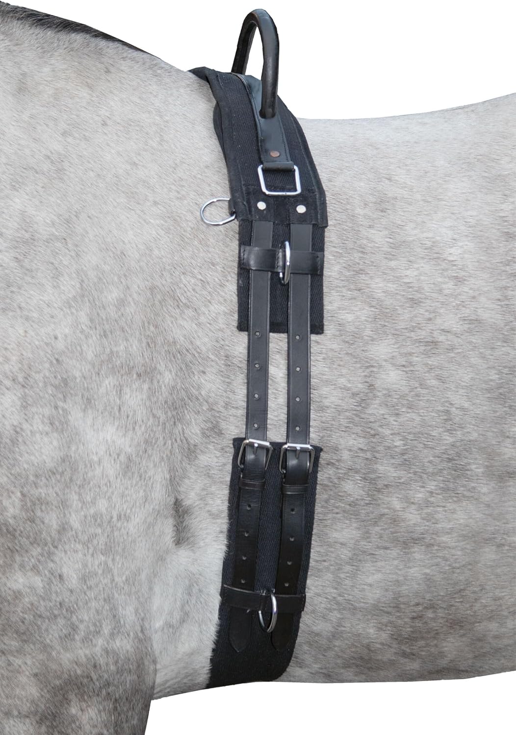 HKM Longiergurt-1795 Longiergurt Schwarz Pony Pony Schwarz, Pony Schwarz