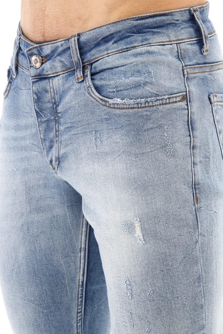 CEDY DENIM Herren Jeans Slim Fit Stretch Jeanshose Design der Neuen Saison Hochwertige Jeans Hose fü