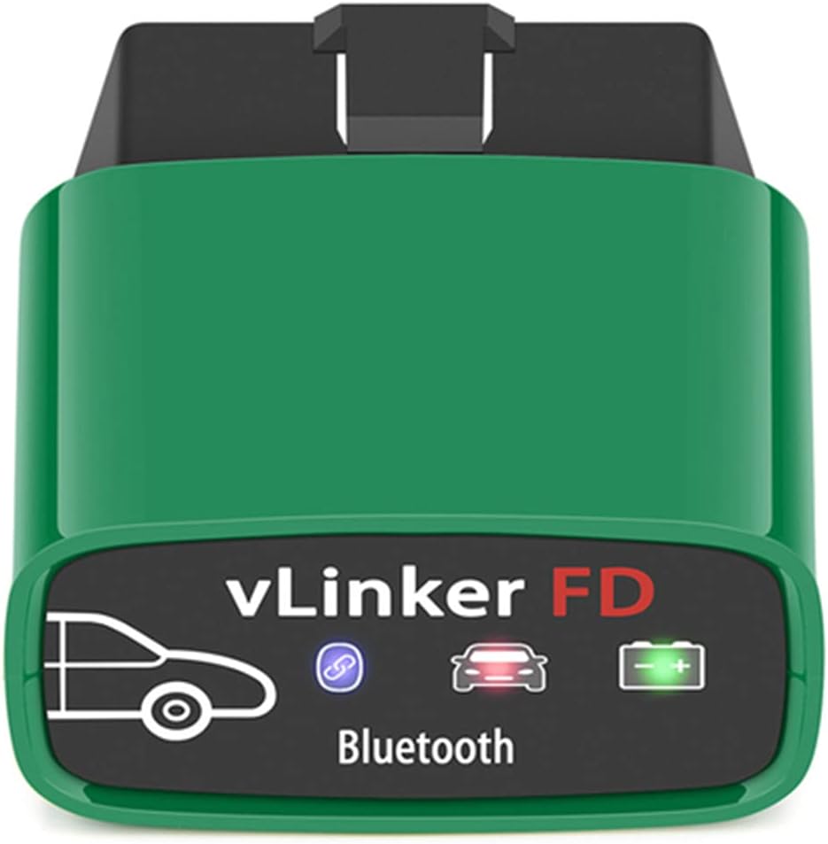 Vgate OBDII Bluetooth, vLinker FD OBD2 diagnosegerät OBD Adapter für Android und Windows (Bluetooth