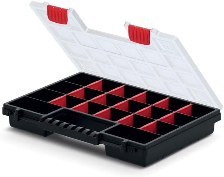 rg-vertrieb 5X Sortimentskasten Werkzeugkiste Organizer Set 5 Stück Sortierbox NORS Kleinteilemagazi