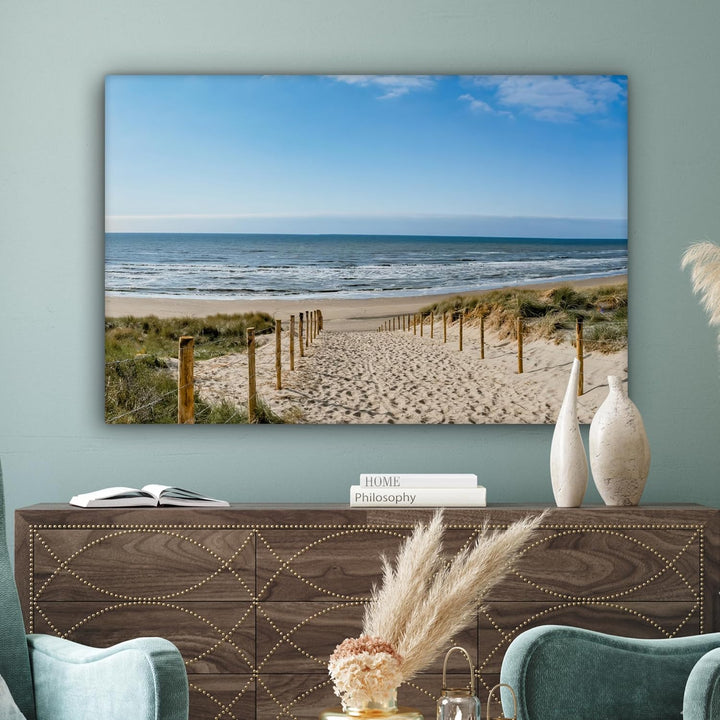 MuchoWow© Wandbilder Gross 120x80 cm XXL Schlafzimmer Home Deko Wohnung Bild Wohnzimmer Fotoleinwand