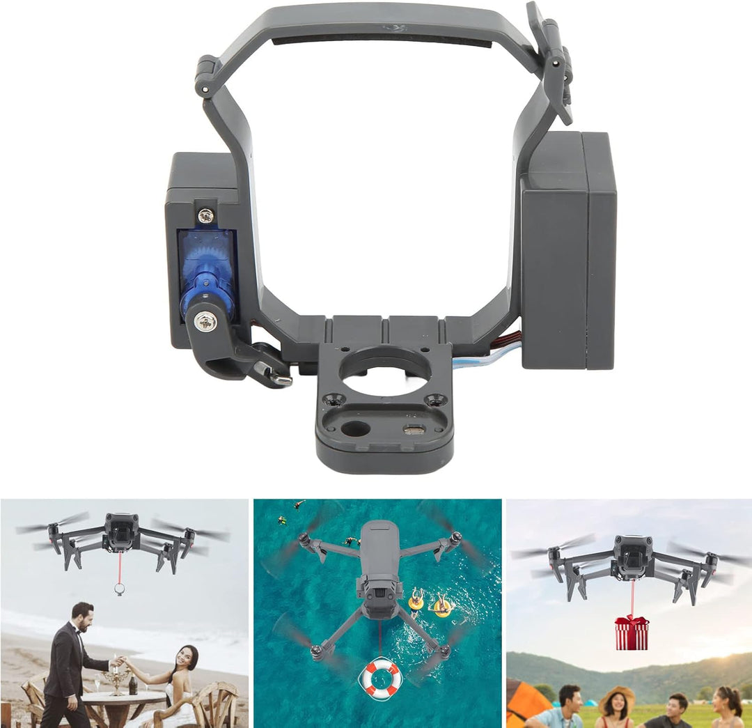 Dilwe Drohnen-Airdrop-System, Langlebiges ABS-Airdrop-System mit Landegestell für Mavic 3