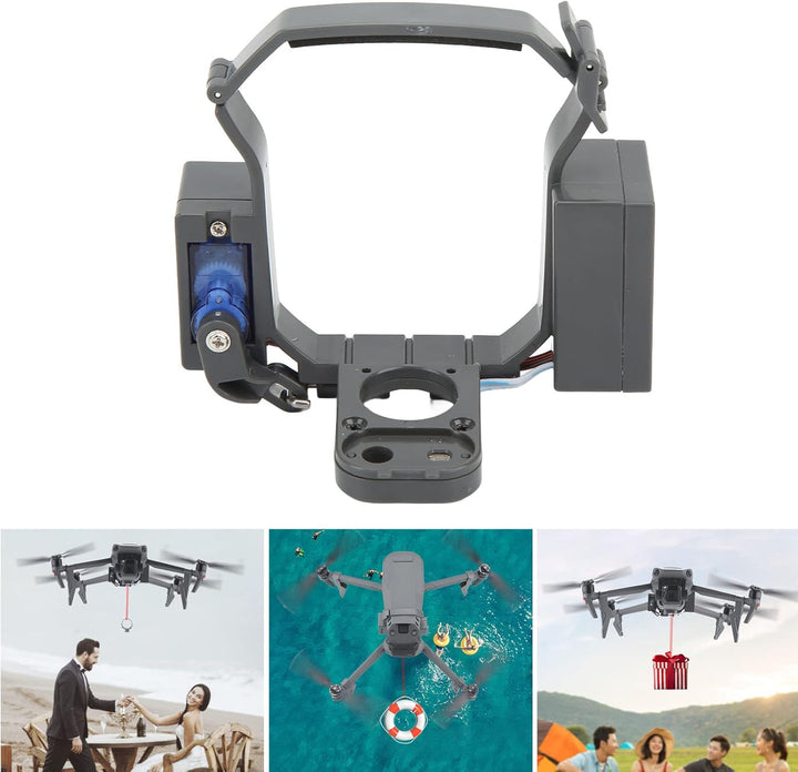 Dilwe Drohnen-Airdrop-System, Langlebiges ABS-Airdrop-System mit Landegestell für Mavic 3