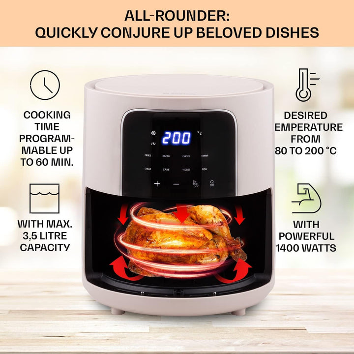 Klarstein Mikrowelle mit Grill, 800 Watt Mikrowelle Klein, 3-in-1Edelstahl-Mikrowelle Schwarz, Klein