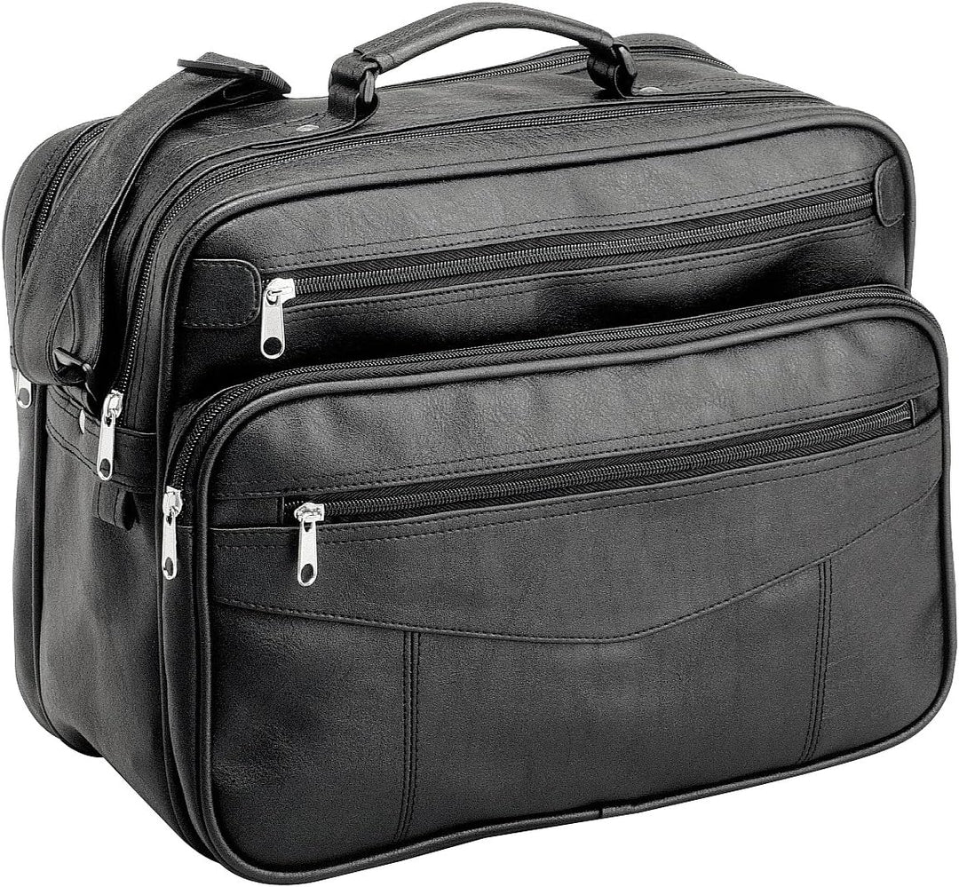 Bowatex Arbeitstasche Umhänge Flugumhänger Tasche Querformat 39 cm Schwarz
