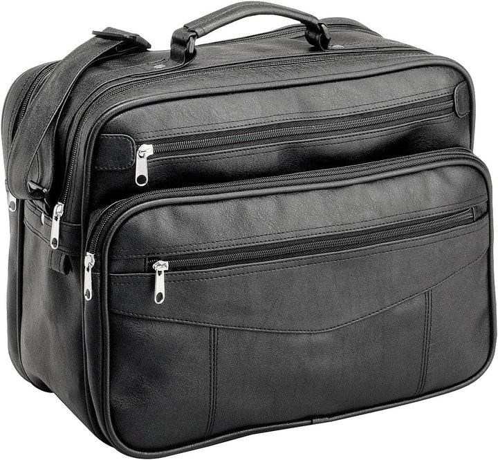 Bowatex Arbeitstasche Umhänge Flugumhänger Tasche Querformat 39 cm Schwarz