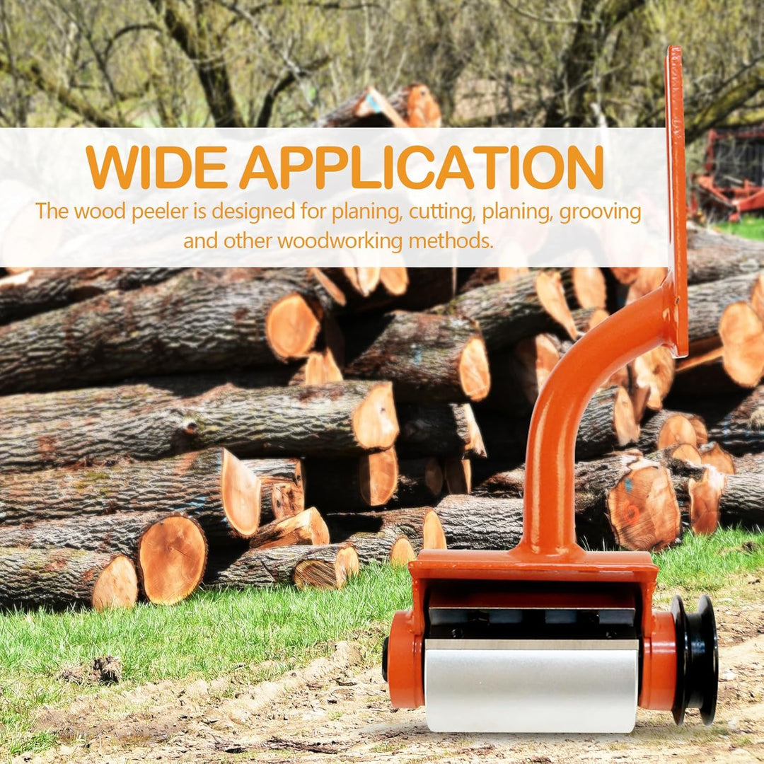 Holzschäler, Entrindungsgerät Werkzeug Zum Entrinden von Holzstämmen mit 6 Länglichen Klingen für Ho