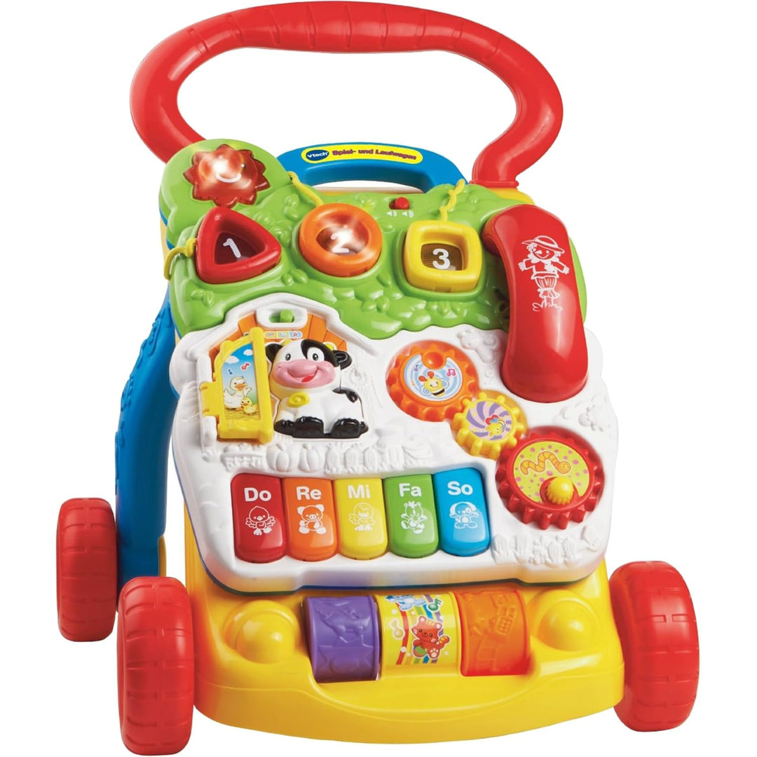 Vtech Baby 80-077074 - Spiel- und Laufwagen Special Edition, Normalverpackung, Bunt-Rot/Gelb